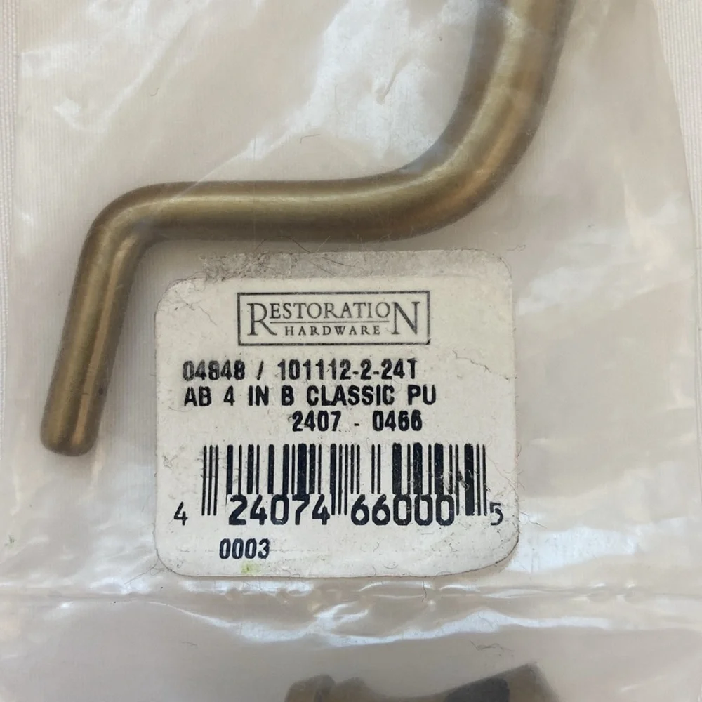 (5) Restoration Hardware drawer pulls
